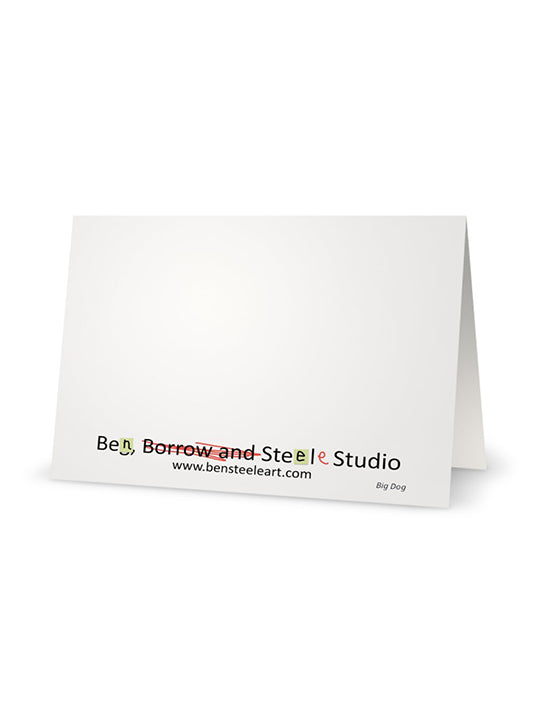 Big Dog Notecard