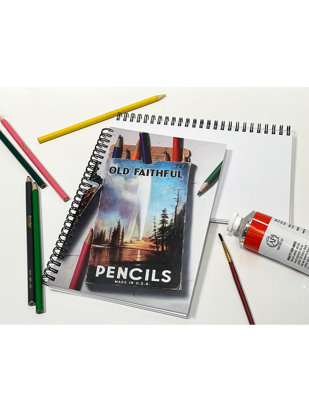 Old Faithful Pencils BBS Notebook