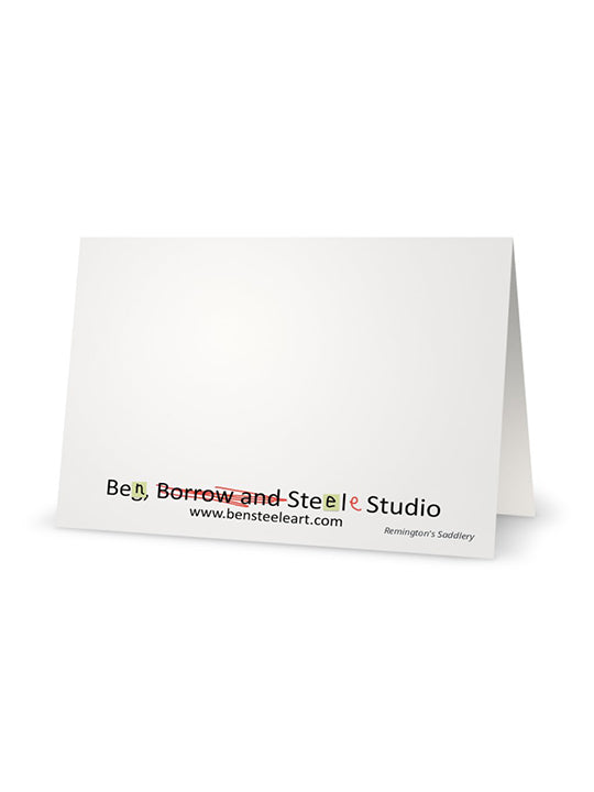 Remington's Saddlery Notecard