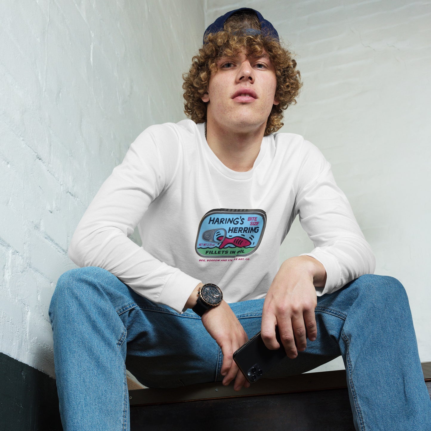 Haring's Herring Long Sleeve Tee