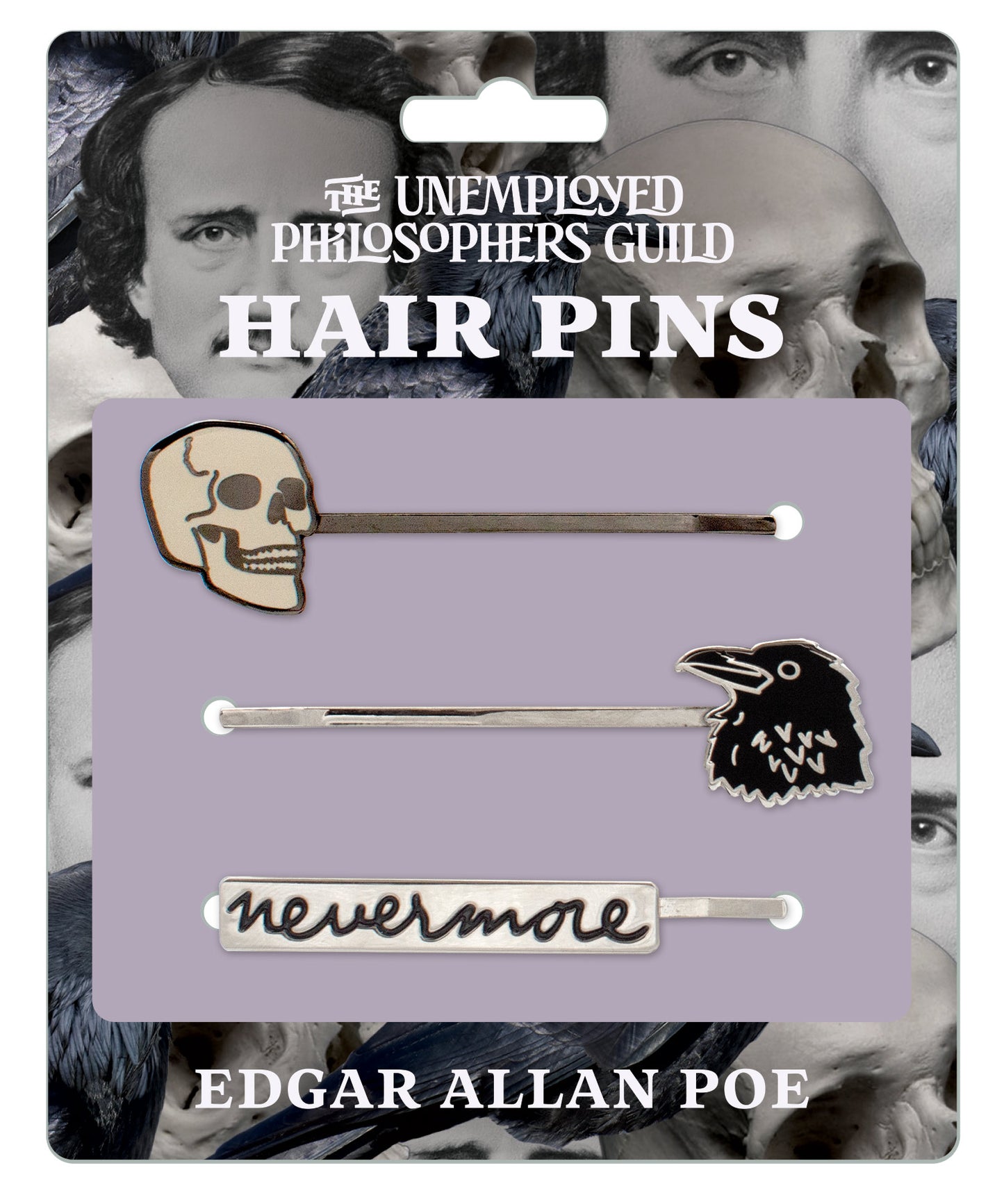 Edgar Allen Poe Hair Pin UPG