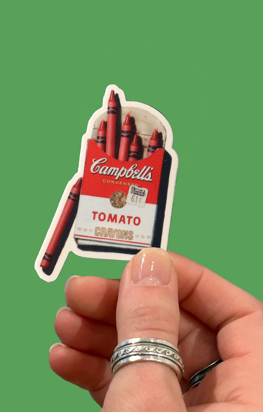 Campbell's Crayon Sticker