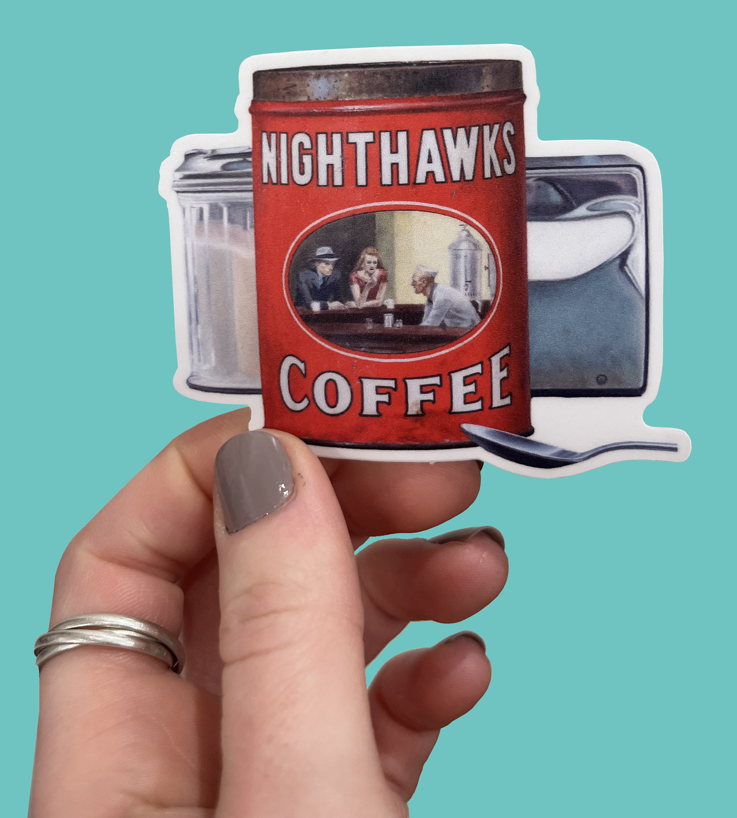 Nighthawks Coffee Sticker