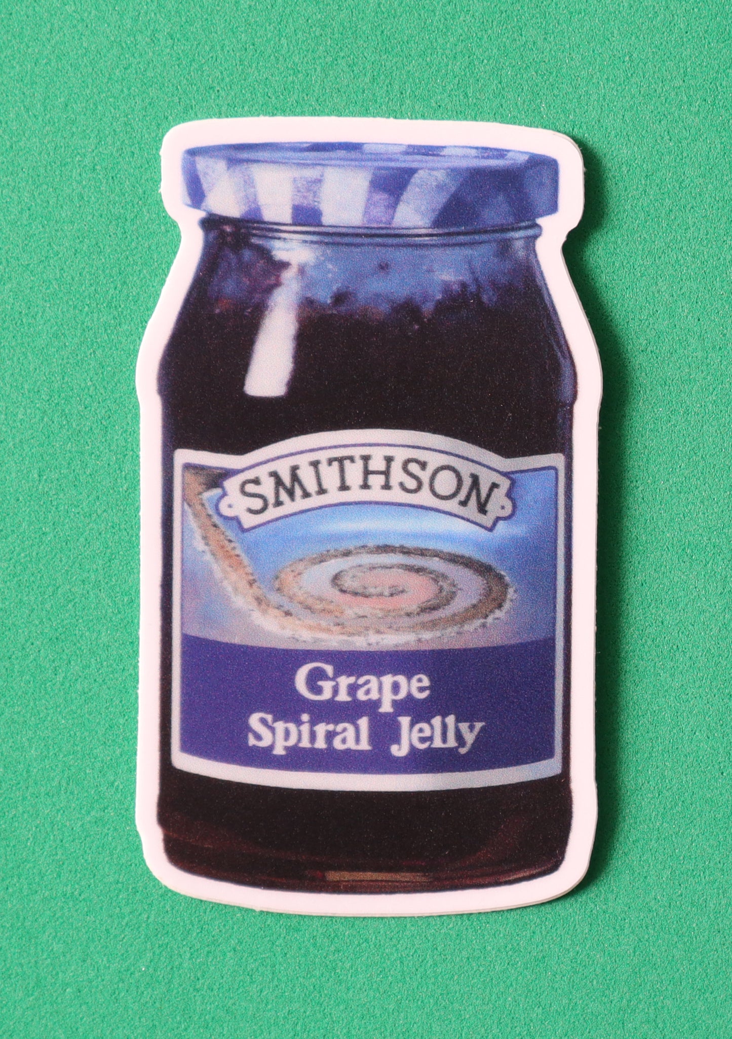 Grape Spiral Jelly Sticker