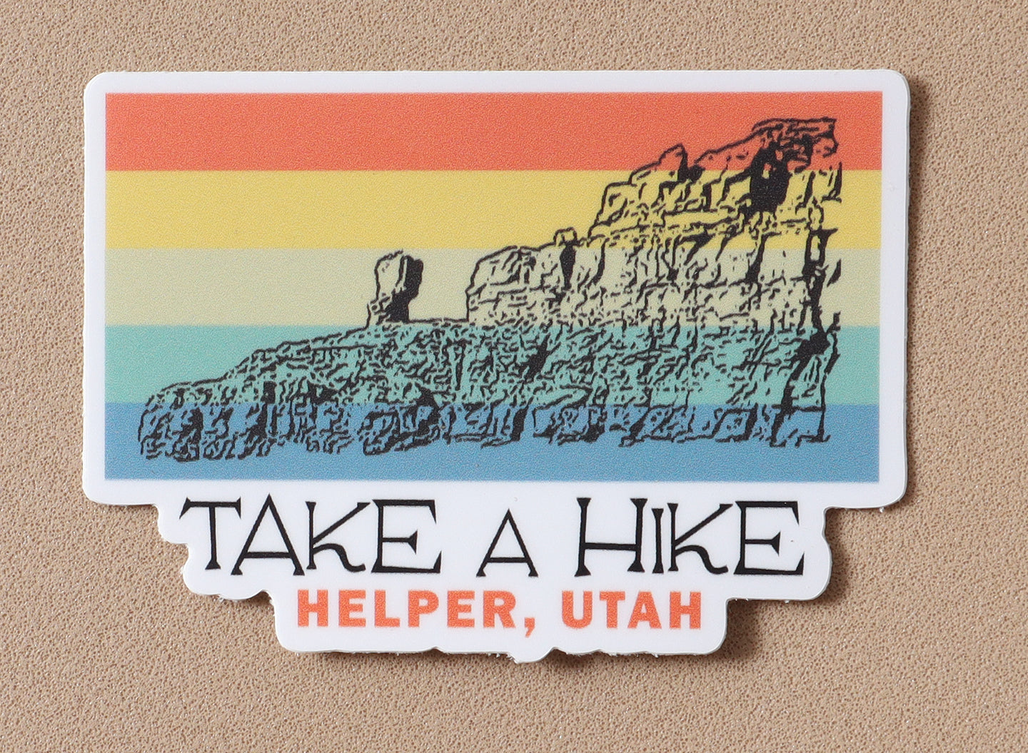 Take a Hike Helper UT Sticker