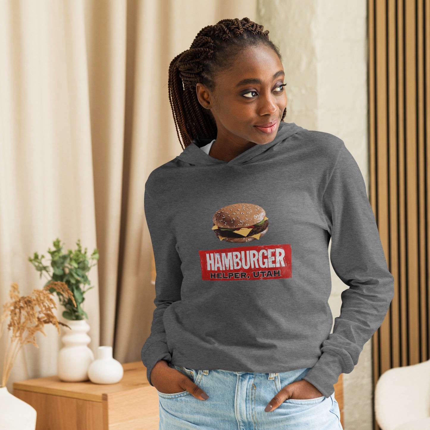 Hamburger Helper Hooded Long-Sleeve Tee