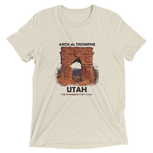 Arch de Triomphe Triblend T-shirt
