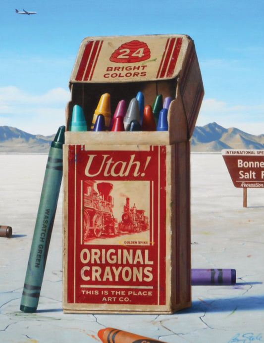 Utah Drawing Crayons Notecard