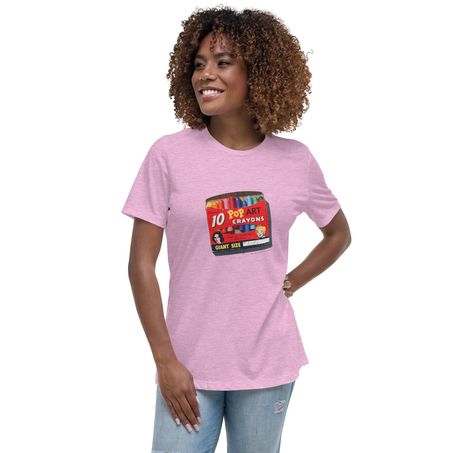 Pop Art Crayons Women's Fit Relaxed T-Shirt